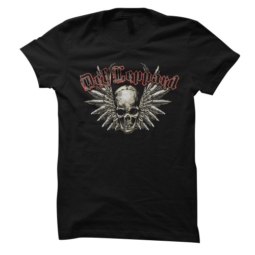 Image for The Def Leppard Winged Skull Girls T-Shirt