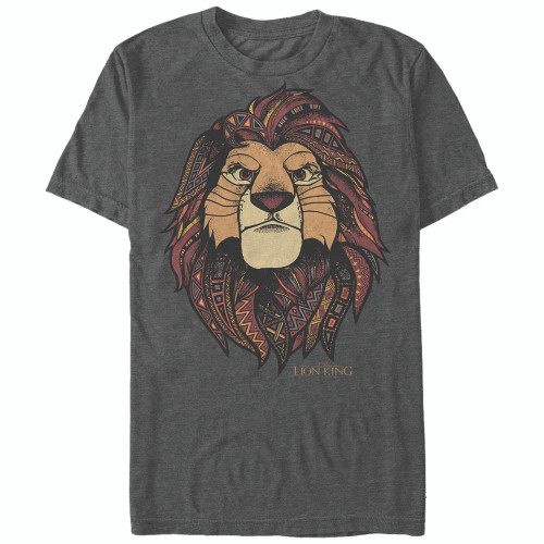 Image for The Lion King Ornate Heather T-Shirt