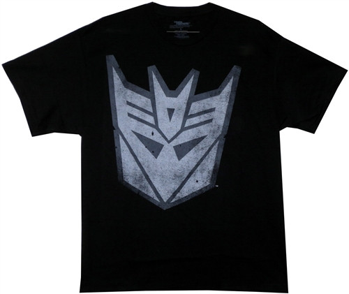 Image Closeup for Transformers Decepticon Logo T-Shirt