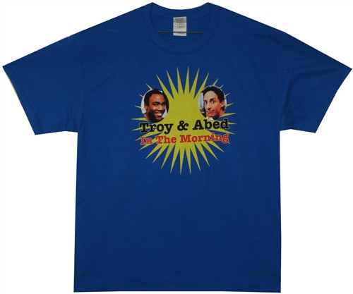 Image Closeup for Community Troy & Abed Morning Show T Shirt