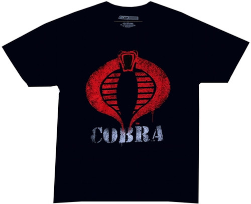 Image Closeup for GI Joe Painted Cobra Logo T-Shirt