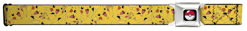 Image for Pokemon Seatbelt Buckle Belt - Pikachu