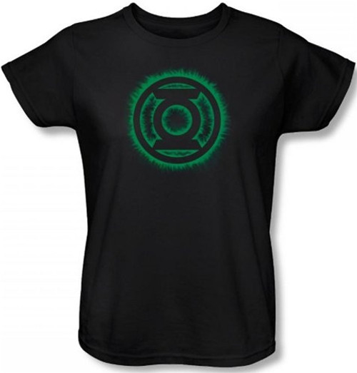 Green Lantern Green Flame Logo Woman's T-Shirt