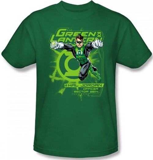 Image Closeup for Green Lantern Sector 2814 T-Shirt