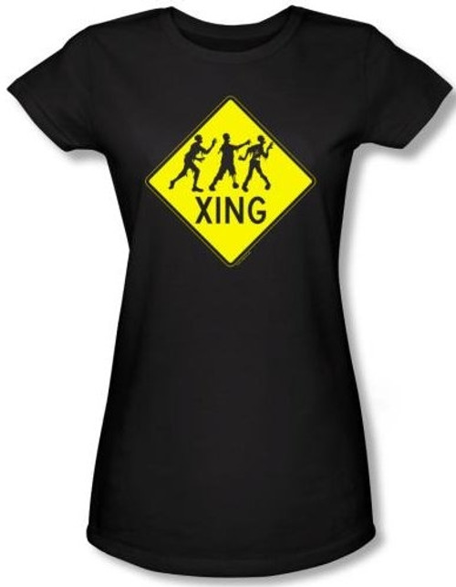 Zombie Xing Girls Shirt