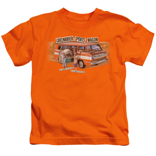 Image for Chevy Kids T-Shirt - Greenbrier Corvair Sport Wagon