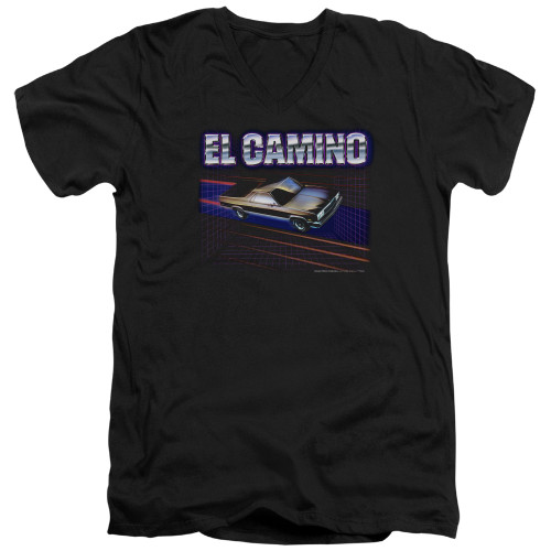 Image for Chevy V-Neck T-Shirt - El Camino 85