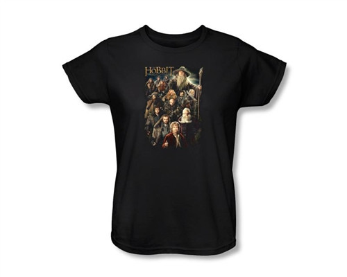 Image Closeup for The Hobbit Womens T-Shirt - Somber Company