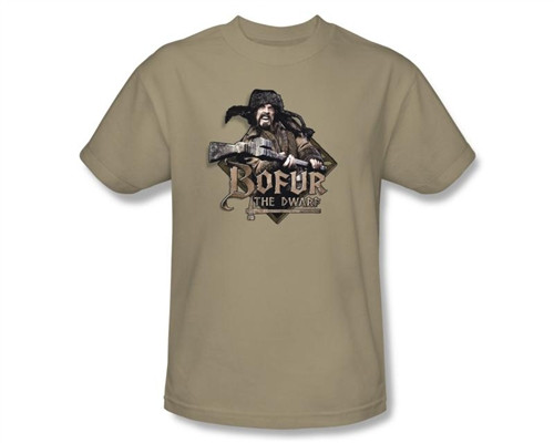 Image Closeup for The Hobbit Bofur the Dwarf T-Shirt