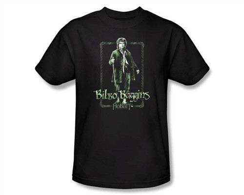 Image Closeup for The Hobbit Bilbo Stare T-Shirt