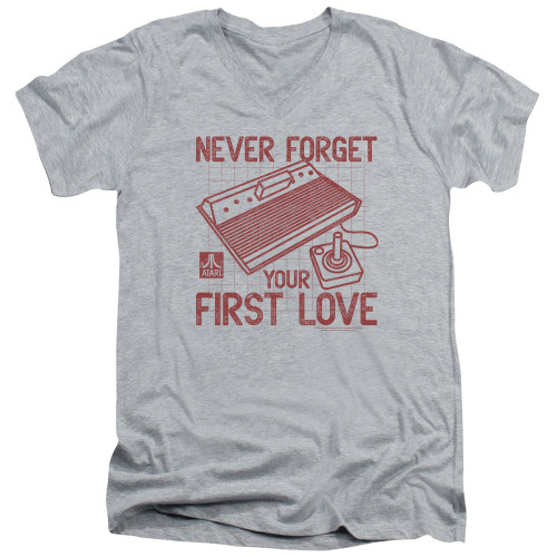 Image for Atari V-Neck T-Shirt - Never Forget Your First Love