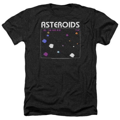 Image for Atari Heather T-Shirt - Asteroids Screen