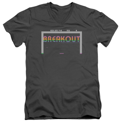 Image for Atari V-Neck T-Shirt - Breakout 2600