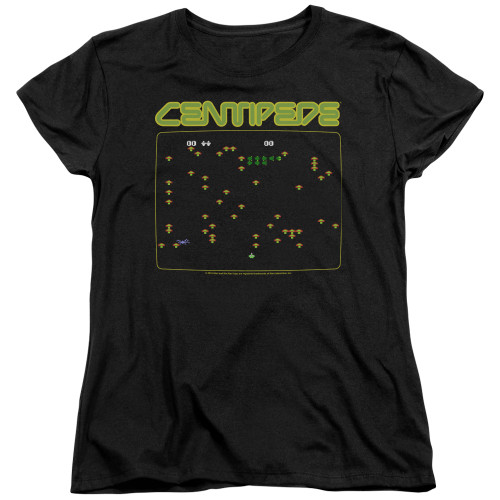 Image for Atari Woman's T-Shirt - Centipede Screen