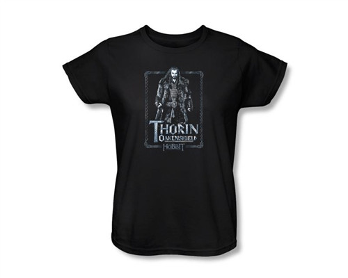Image Closeup for The Hobbit Womens T-Shirt - Thorin Stare