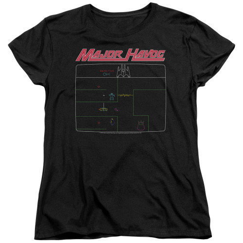 Image for Atari Woman's T-Shirt - Major Havok Screen