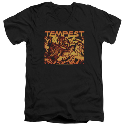 Image for Atari V-Neck T-Shirt - Tempest Demon Reach