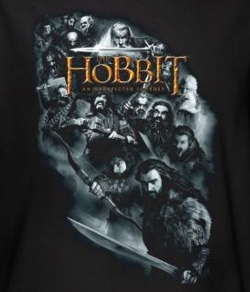 The Hobbit Cast of Characters long sleeve T-Shirt