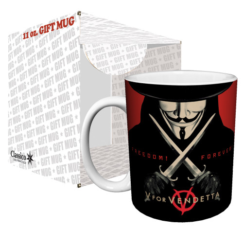 Image for V for Vendetta Freedom Forever Coffee Mug