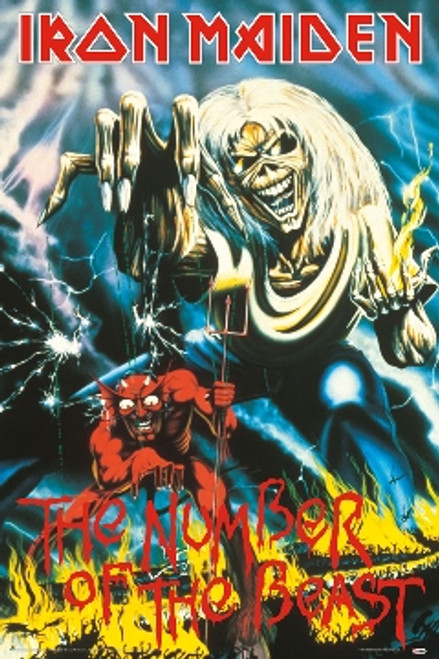 Image for Iron Maiden Poster - The Number of the Beast