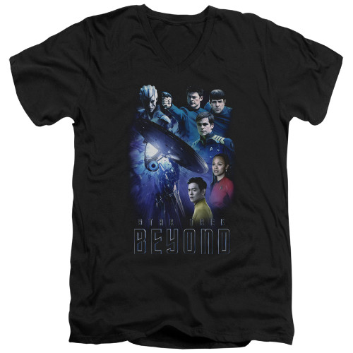 Image for Star Trek Beyond V Neck T-Shirt - Cast