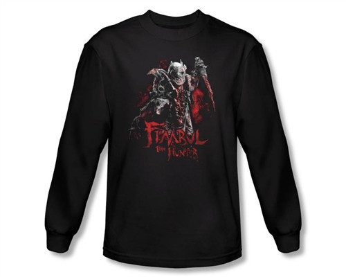 Image Closeup for The Hobbit Fimbul the Hunter long sleeve T-Shirt