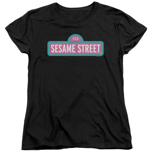 Image for Sesame Street Womans T-Shirt - Alt Logo