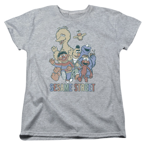 Image for Sesame Street Womans T-Shirt - Colorful Group