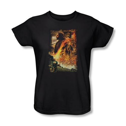 The Hobbit Womens T-Shirt - Desolation of Smaug Golden Chambers