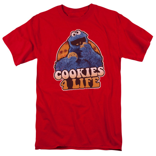 Image for Sesame Street T-Shirt - Cookies 4 Life