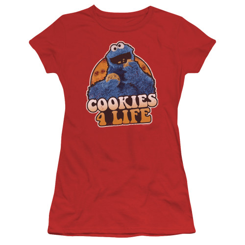 Image for Sesame Street Girls T-Shirt - Cookies 4 Life