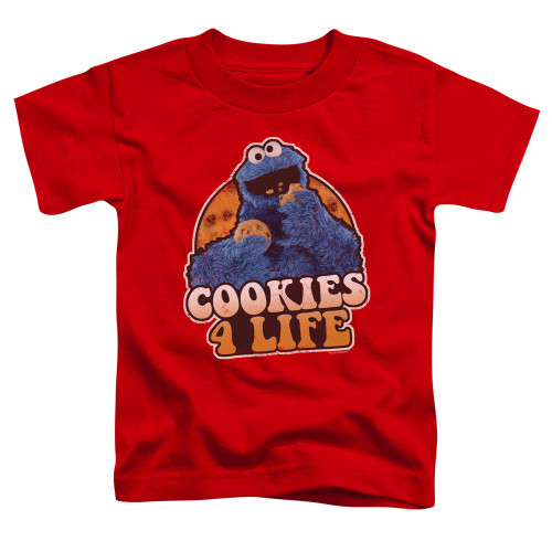 Image for Sesame Street Toddler T-Shirt - Cookies 4 Life