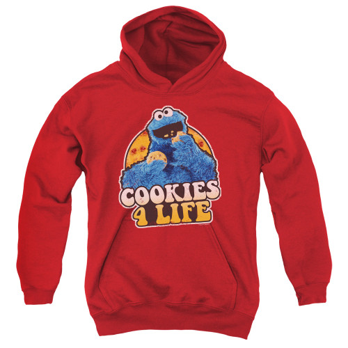 Image for Sesame Street Youth Hoodie - Cookies 4 Life
