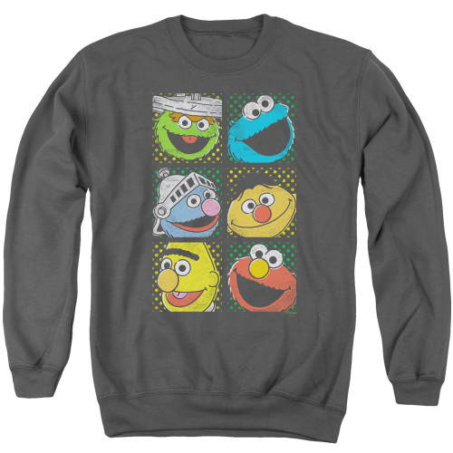 Image for Sesame Street Crewneck - Group Squares