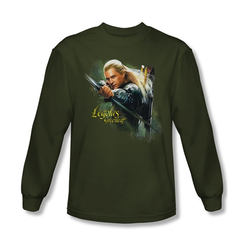 The Hobbit Desolation of Smaug Legolas Greenleaf long sleeve T-Shirt