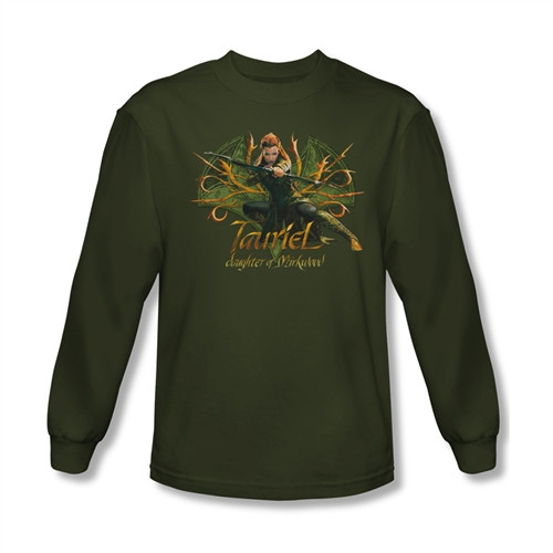 The Hobbit Desolation of Smaug Tauriel long sleeve T-Shirt
