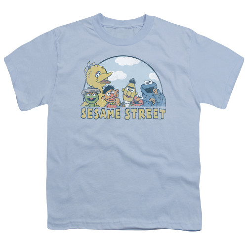 Image for Sesame Street Youth T-Shirt - Sunny Day Group