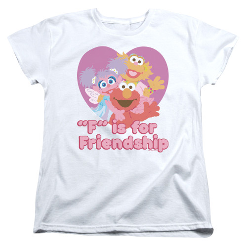 Image for Sesame Street Womans T-Shirt - "F" is for Friendship