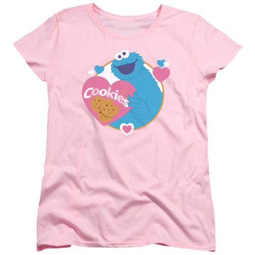 Image for Sesame Street Womans T-Shirt - Love Cookies