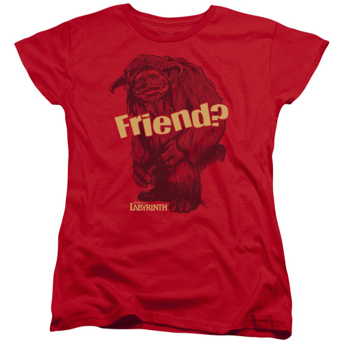 Image for Labyrinth Womans T-Shirt - Ludo Friend