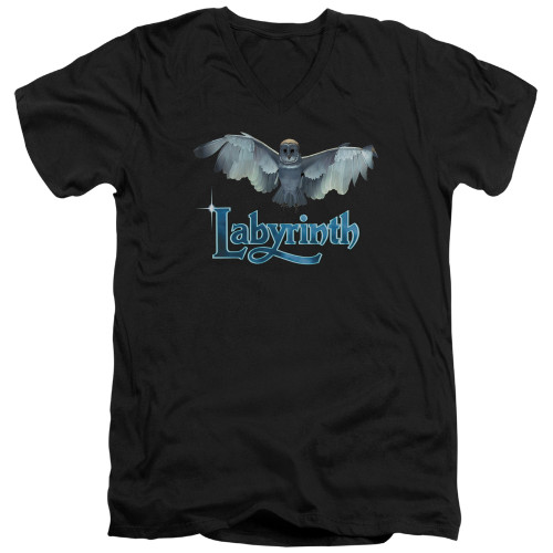 Image for Labyrinth V Neck T-Shirt - Title Sequence