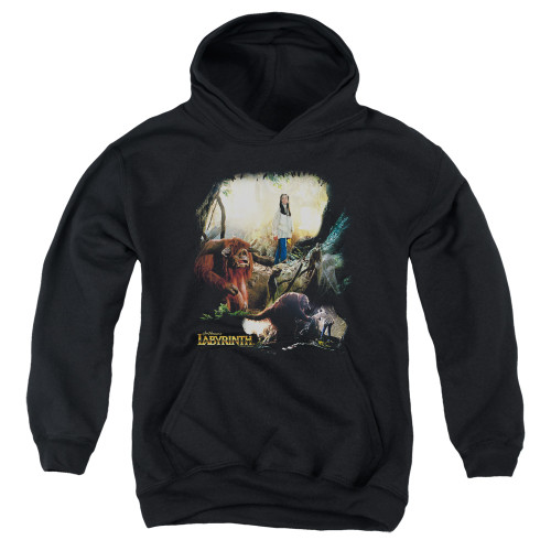 Image for Labyrinth Youth Hoodie - Sarah & Ludo