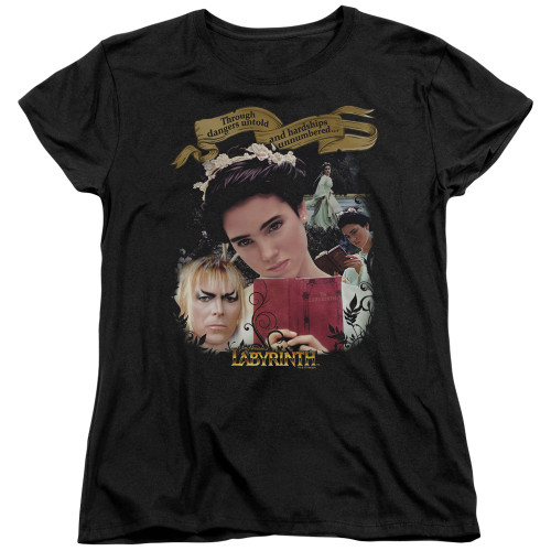 Image for Labyrinth Womans T-Shirt - Dangers Untold