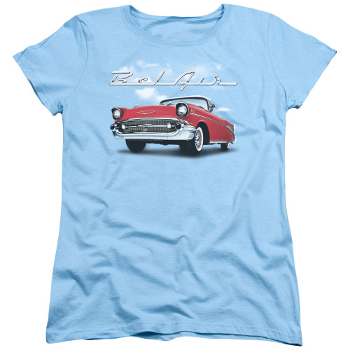 Image for General Motors Womans T-Shirt - Bel Air Clouds