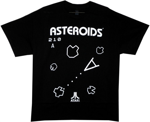 Image Closeup for Asteroids T-Shirt
