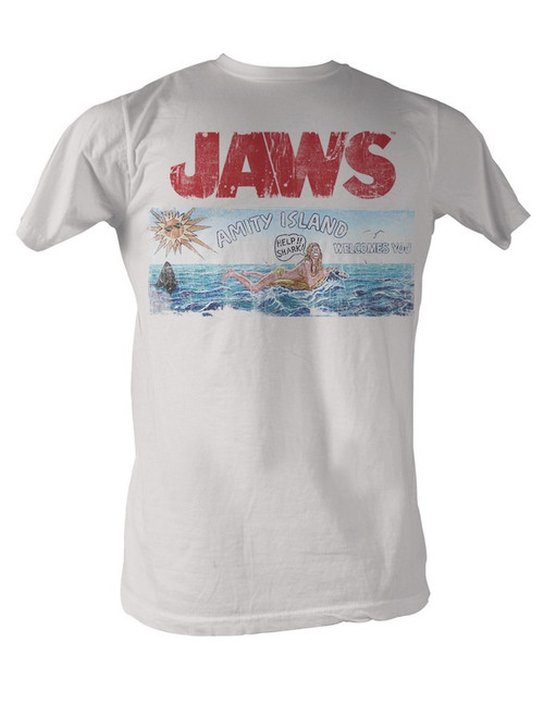 Jaws Amity Island Welcomes You T-Shirt