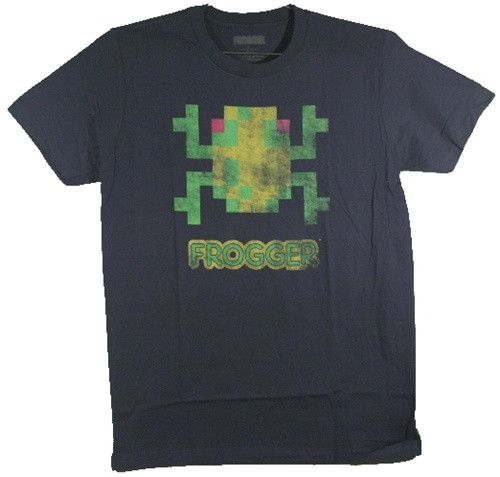 Image Closeup for Old School Frogger T-Shirt