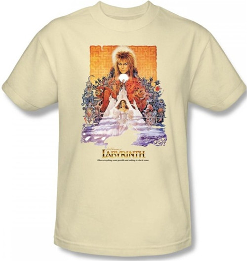 Image Closeup for Labyrinth T-Shirt - Movie Poster