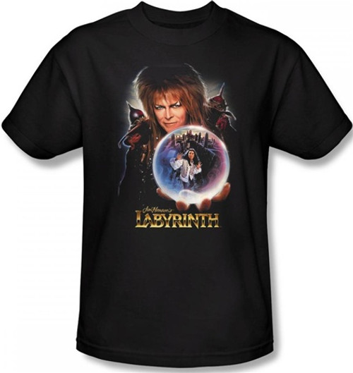 Image Closeup for Labyrinth T-Shirt - I Have a Gift