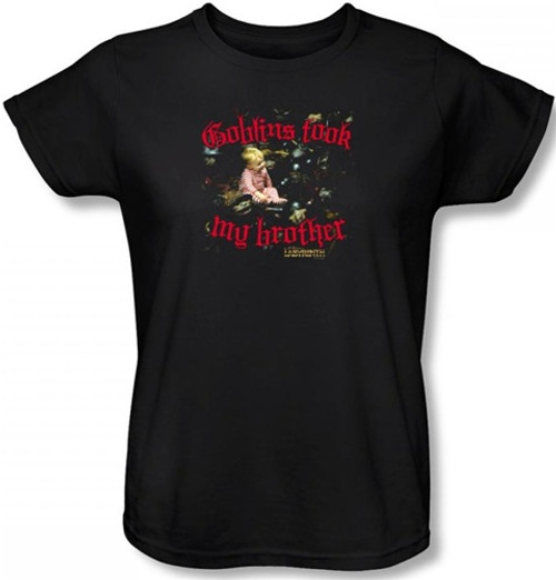 Labyrinth Womens T-Shirt - Goblins Took My Brother